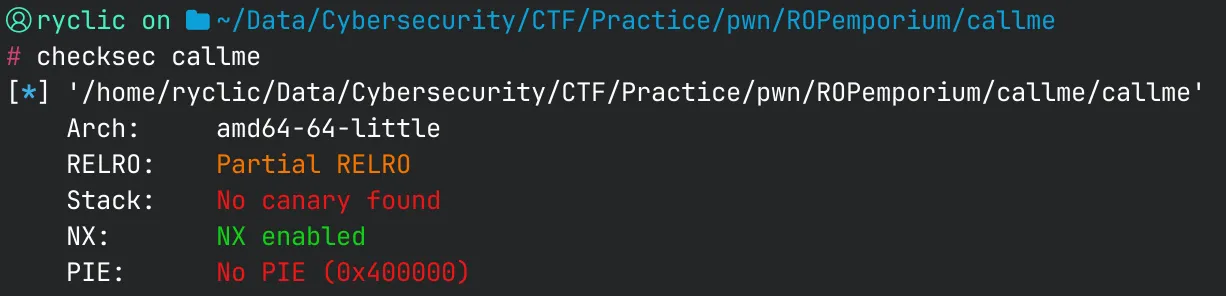 Checksec