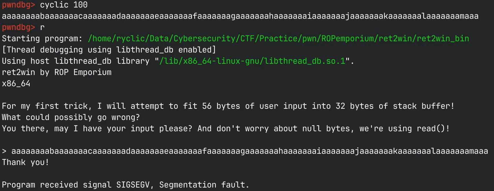 Segfault